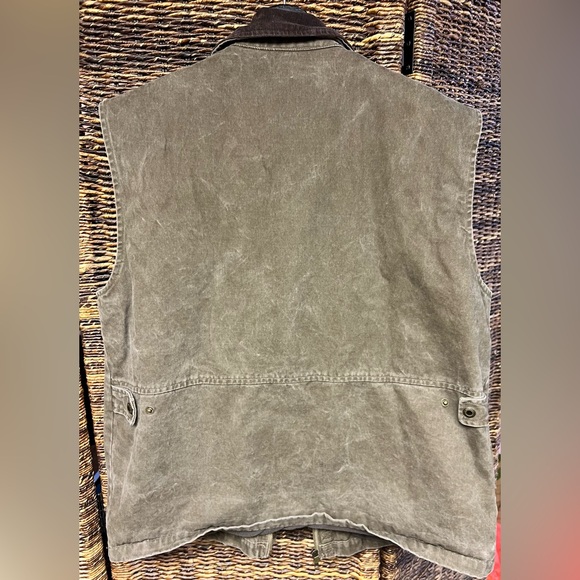 Orton Brothers- Men's Brown Vest-The Vermont barn coat,‎ Size: Large - Picture 8 of 11